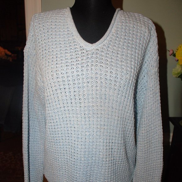 NWOT Liz Claiborne Sport Waffle Pullover - Picture 1 of 5